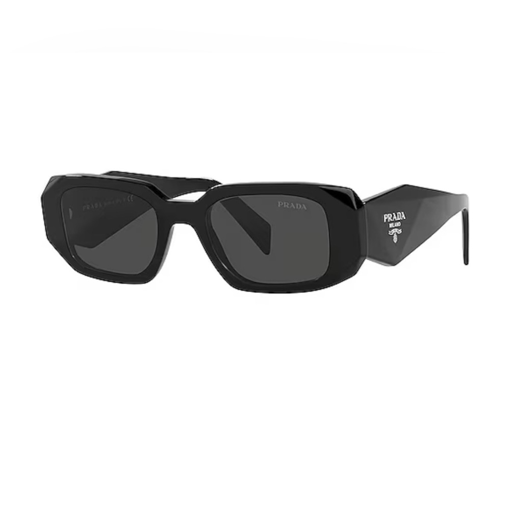 Prada Sculpt Reo Irregular Rounded in Black.